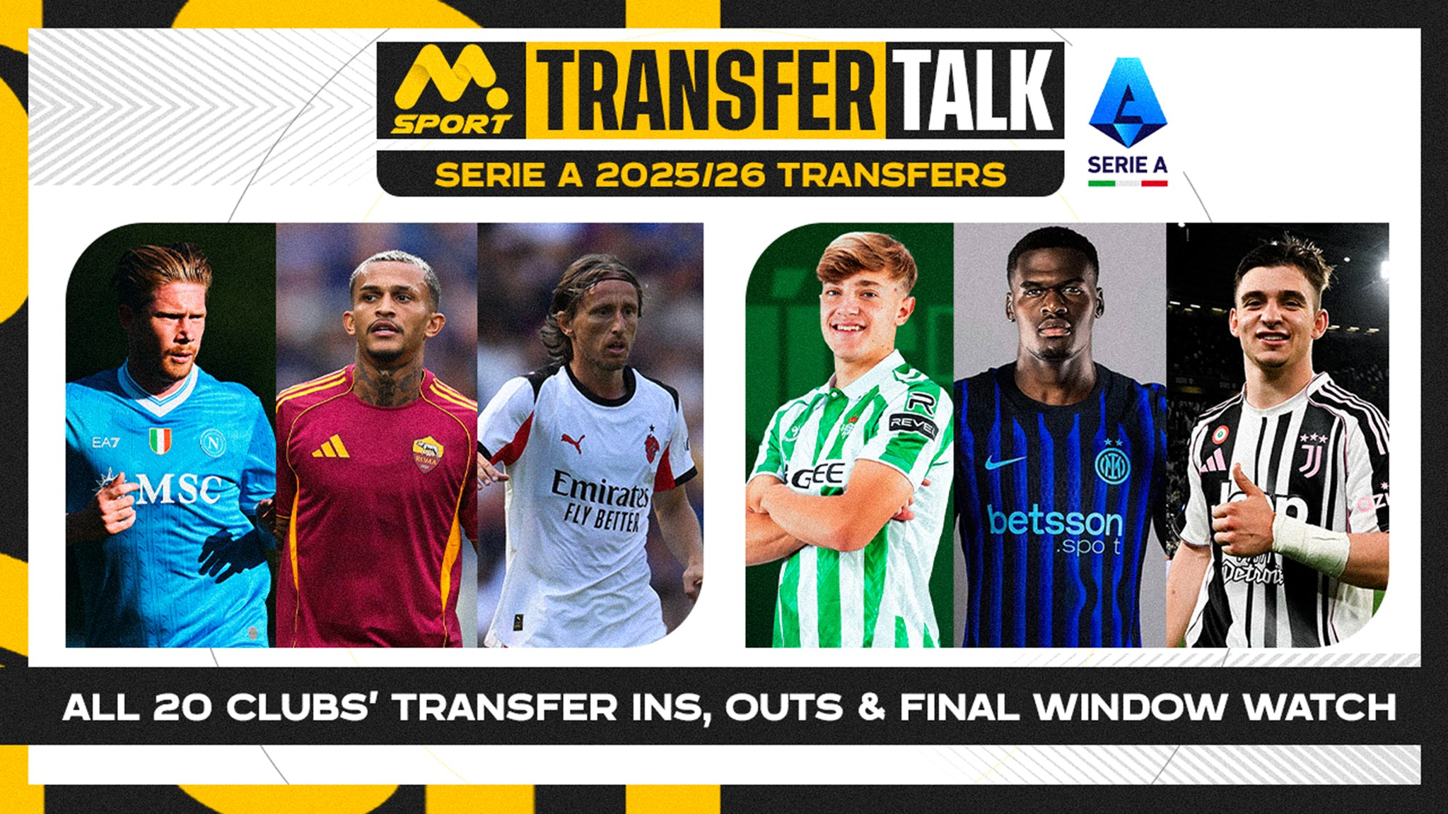 Serie A 2025/26: All 20 Clubs’ Transfer Ins, Outs & Final Window Watch