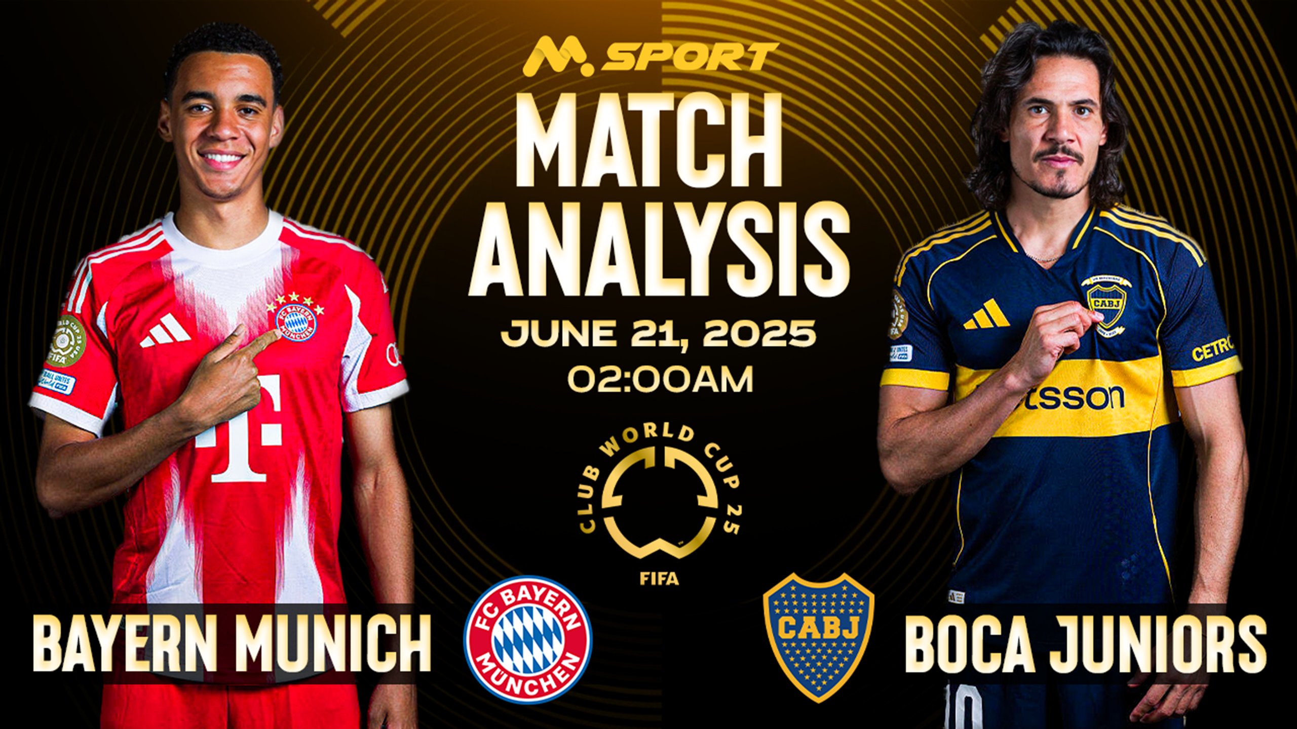 Bayern vs  Boca Juniors: Musiala’s Fire vs Cavani’s Class—Whose Legacy Lives On in Miami?