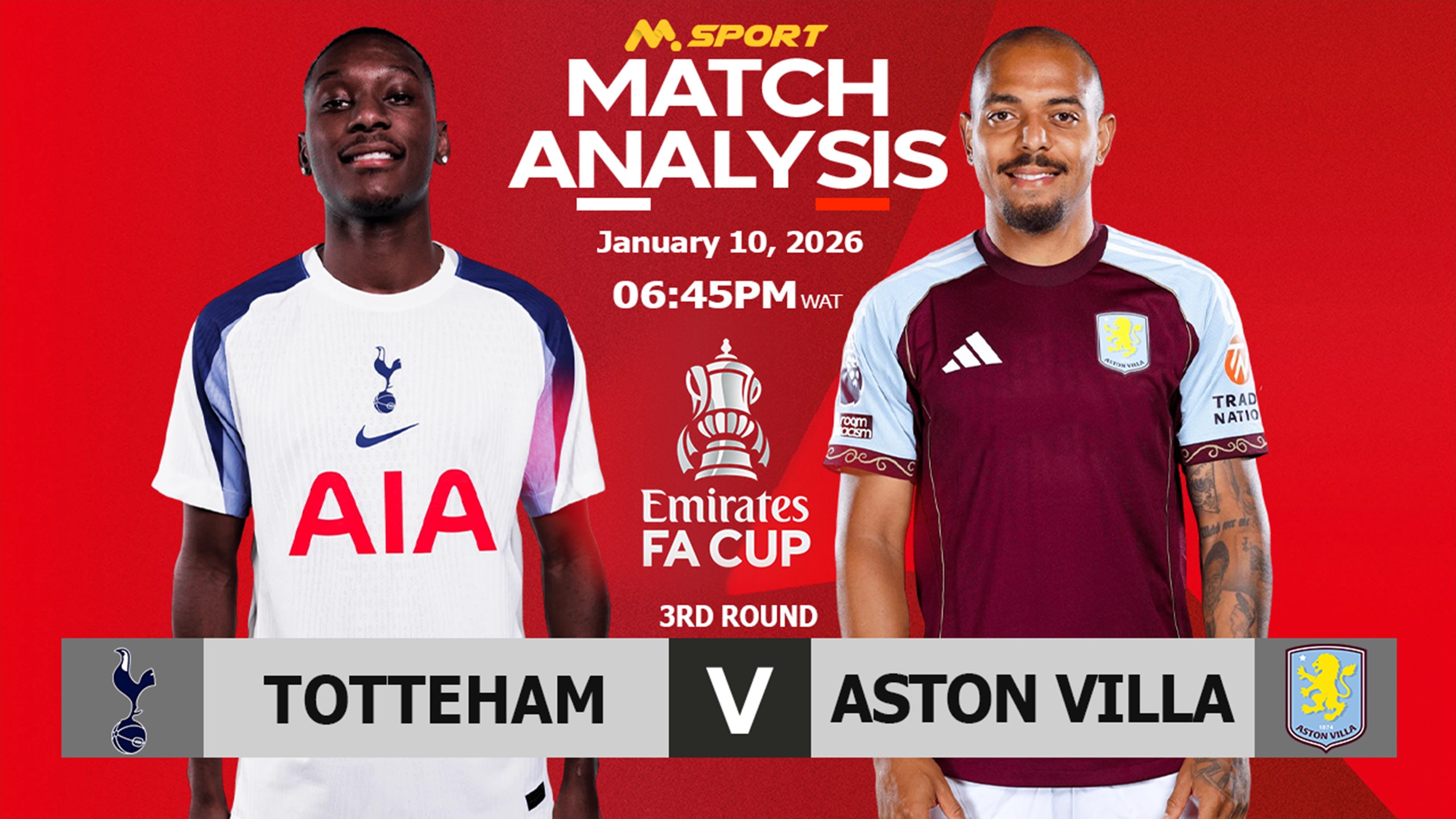 Tottenham vs Aston Villa: The "Arsenal Cup" Scandal vs The Villa Machine —Can Thomas Frank Save His Job?