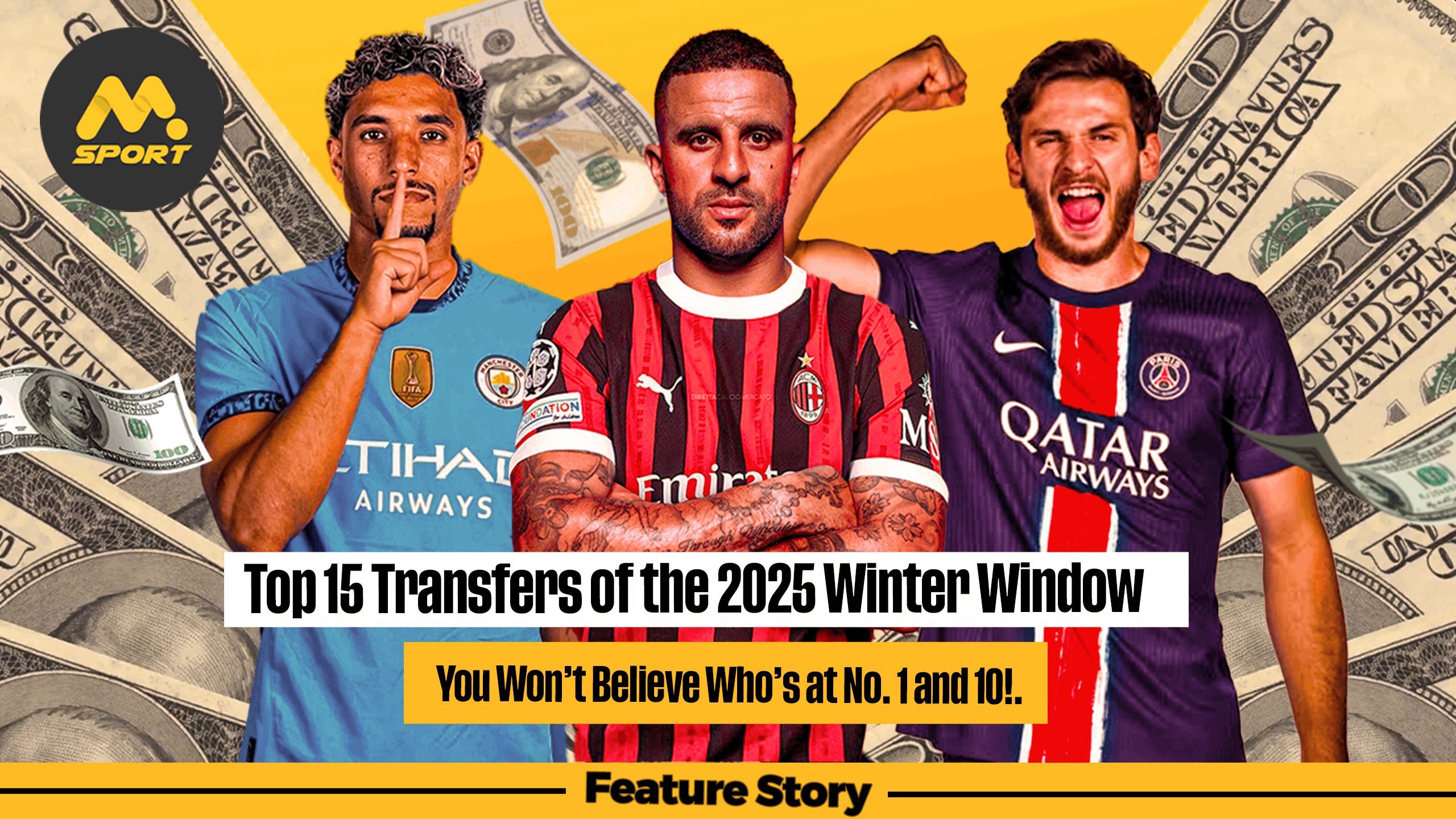 Top 15 Transfers of the 2025 Winter Window – You Won’t Believe Who’s at No. 1 and 10