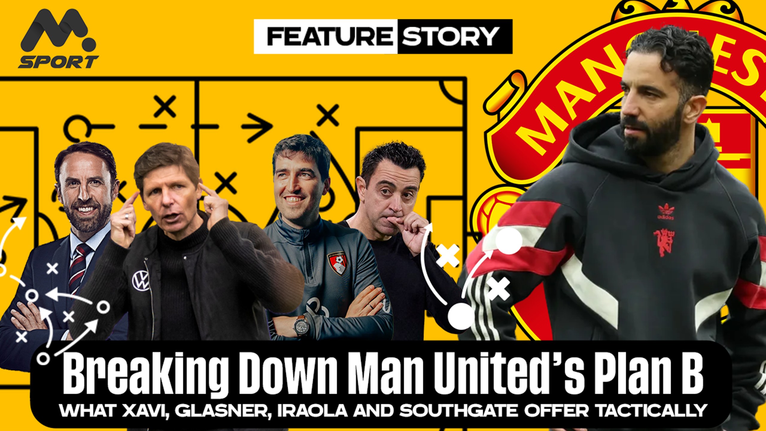 Breaking Down Man United’s Plan B: What Xavi, Glasner, Iraola and Southgate Offer Tactically
