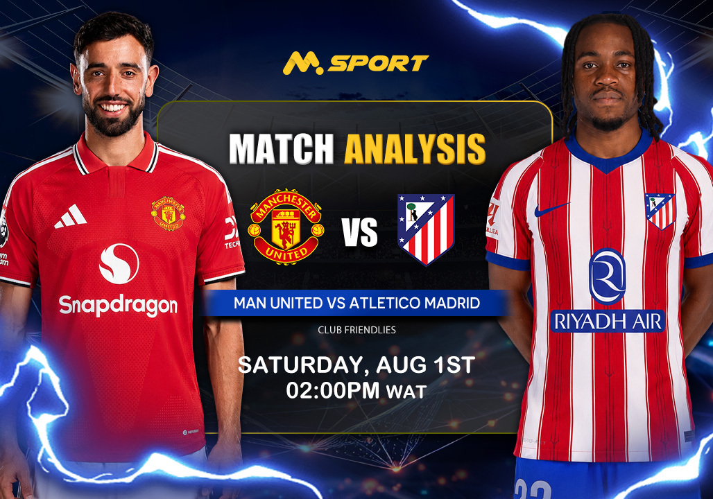  Manchester United vs Atletico Madrid Prediction, Lineups, Betting Tips & Odds | Pre-Season Friendly 2026