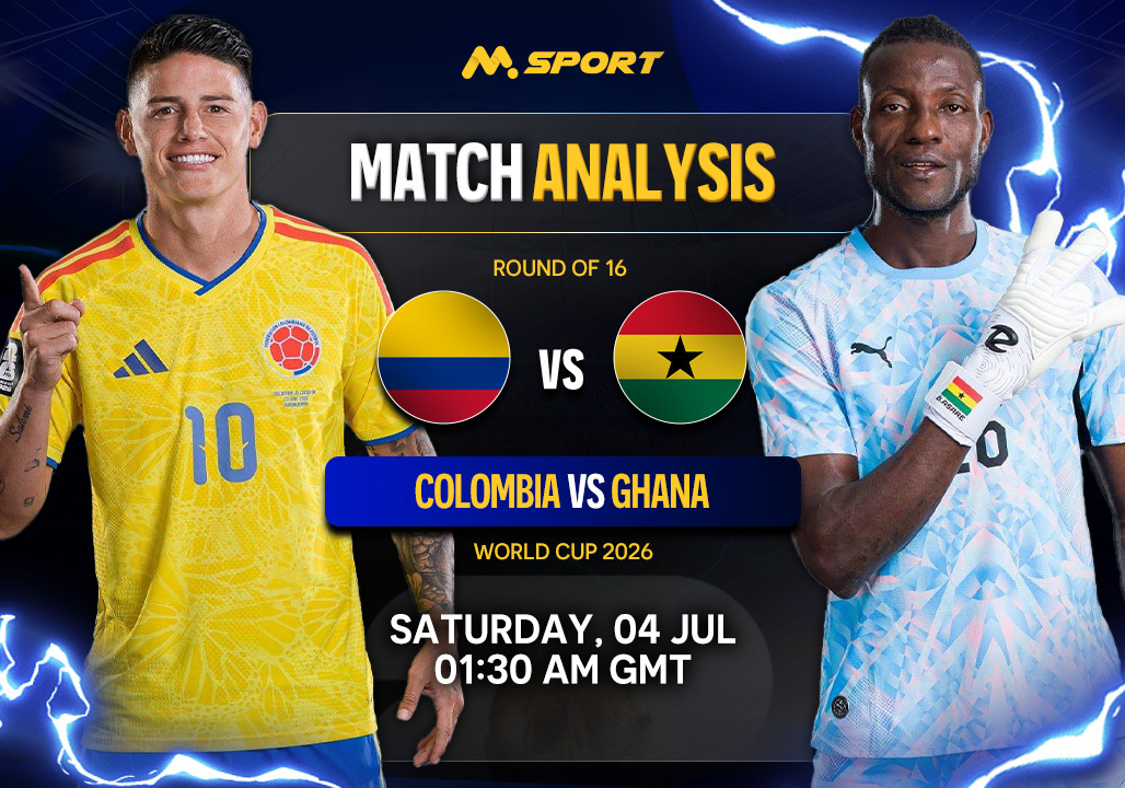 Colombia vs Ghana Prediction, Lineups, Betting Tips & Odds | World Cup 2026 Round of 32