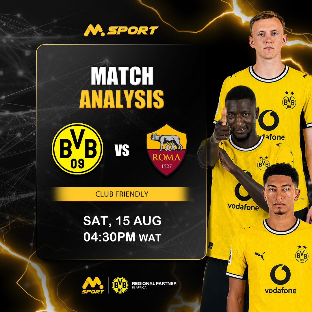 Borussia Dortmund vs Roma Prediction, Lineups, Betting Tips & Odds | Pre-Season Friendly 2026