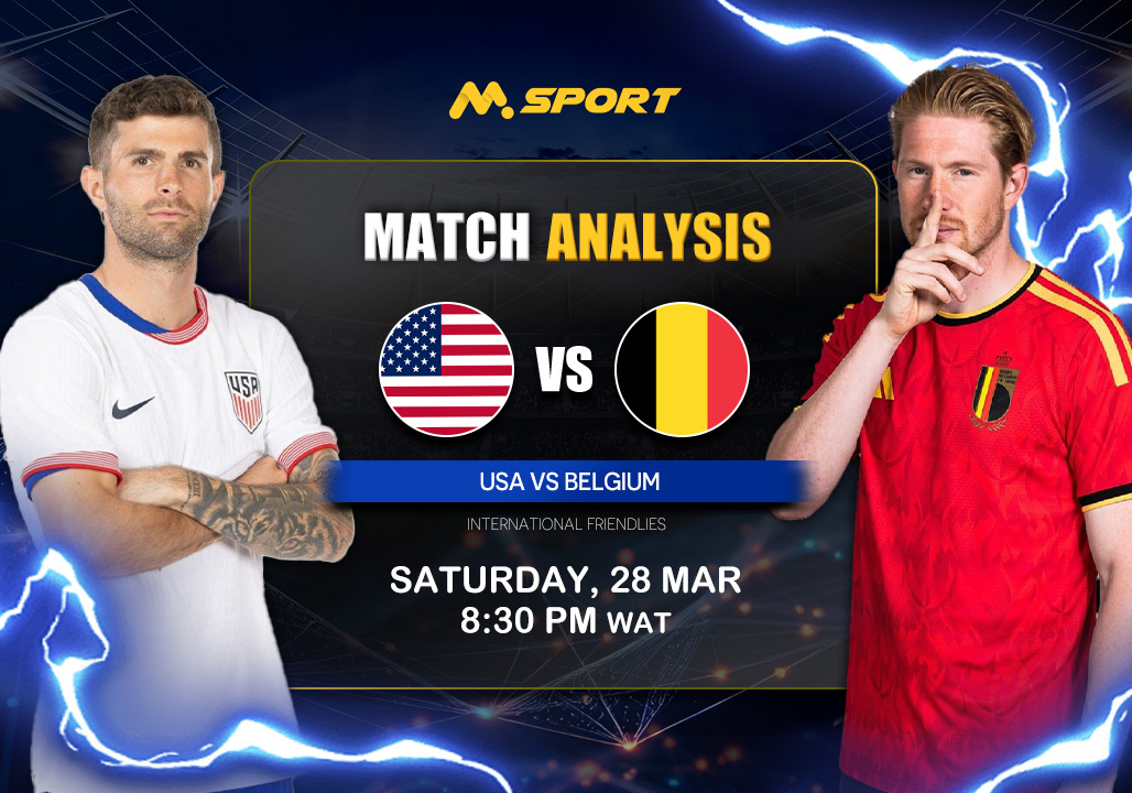 USA vs Belgium Prediction, Lineups, Betting Tips & Odds | International Friendly 2026