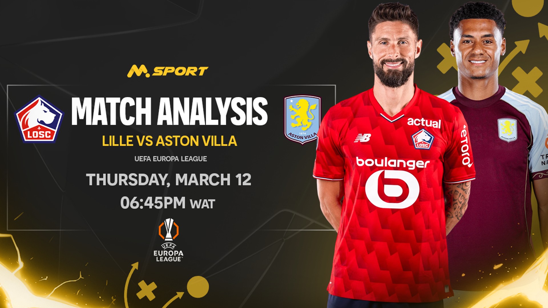 Lille vs Aston Villa Prediction, Lineups, Betting Tips & Odds | UEFA Europa League 2025–26