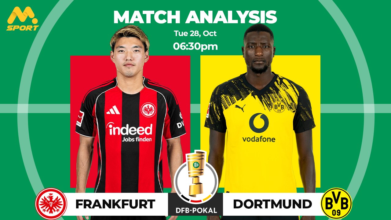 Frankfurt vs Dortmund : Burkardt’s Fight vs Adeyemi’s Pace — Can BVB Keep Their Cup Dream Alive?