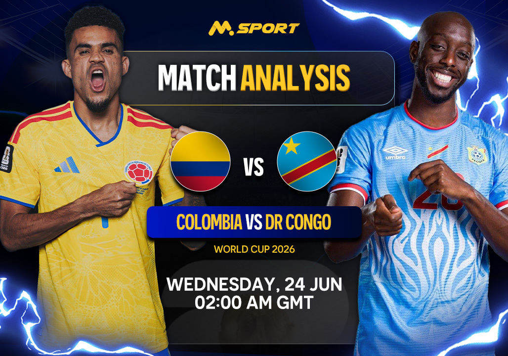 Colombia vs Congo DR: Can Wissa’s Leopards Shock Diaz’s Tricolour after Portugal Draw?