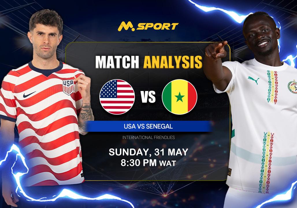 USA vs Senegal: Can Mane’s Teranga Lions Inflict 3rd Consecutive Friendly Defeat on Pulisic’s USA?