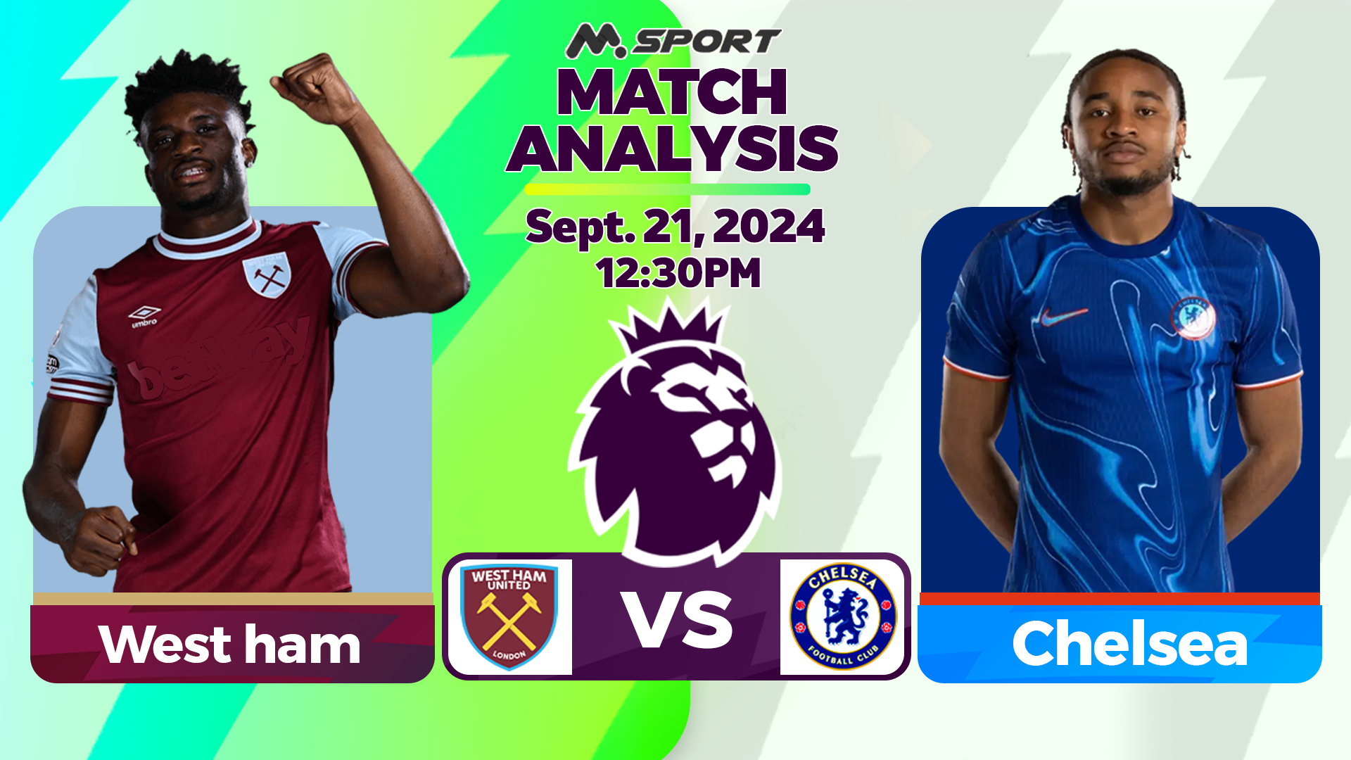 English Premier League: West Ham United vs. Chelsea: A Clash of London Rivals.